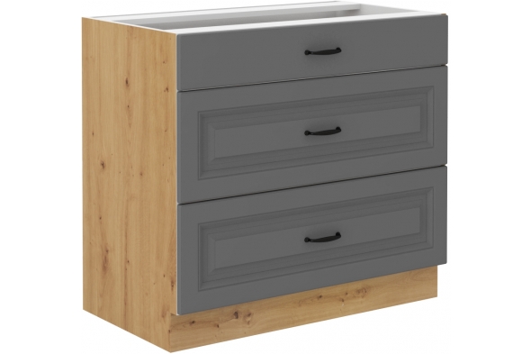 Szafka dolna 3 szuflady 80 D 3S PREMIUM BOX